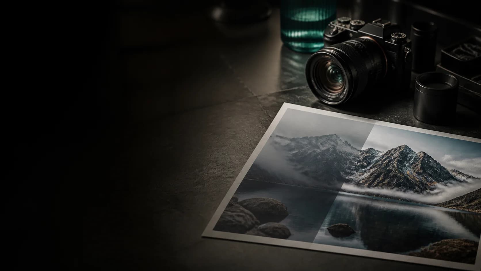 LensVisuals darkroom workbench